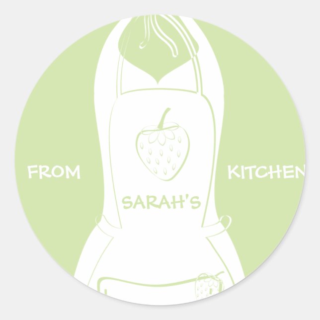 From {Your Name's} Kitchen Labels (lime) (Front)