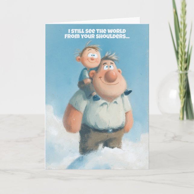 From Your Shoulders Father’s Day Card (Front)