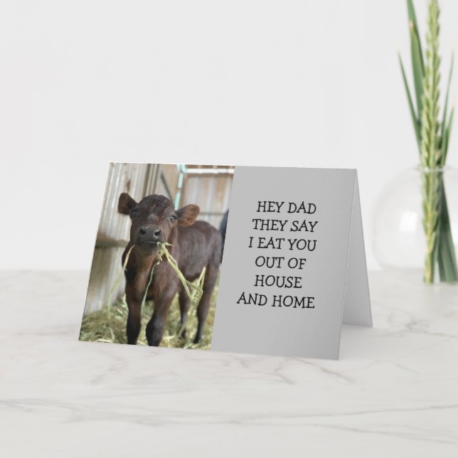 FROM YOUR TEENAGER ON BIRTHDAY *DAD* CARD (Front)