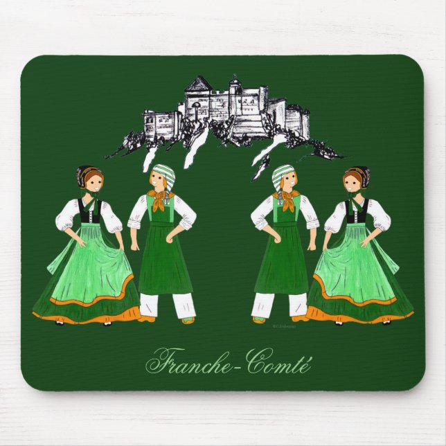 Fromagers de Franche-Comté, France Mouse Mat (Front)
