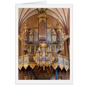 Frombork Cathedral organ card