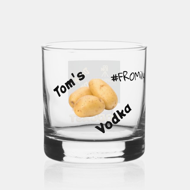 #FROMily From Fandom Korman Productions TOM  Whiskey Glass (Front)