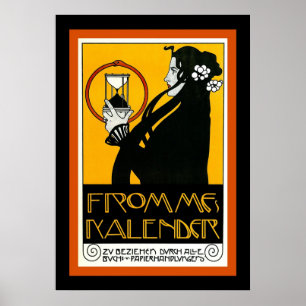 Fromme's Calendar ~ Vintage Advertising Poster