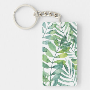 Frond Waltz - Palm Frond Leaves Key Ring