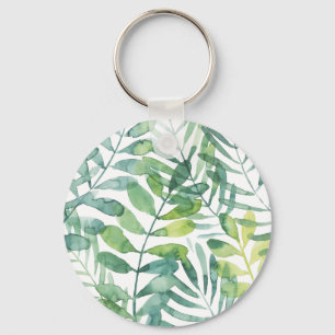 Frond Waltz - Palm Frond Leaves Key Ring