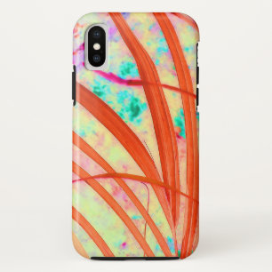 Fronds Go Red iPhone X Case