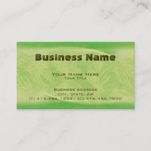 fronds in flight ~ bc business card