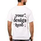 Front and Back Design Custom Logo Personalised 