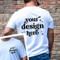 Front and Back Design Custom Logo Personalised 