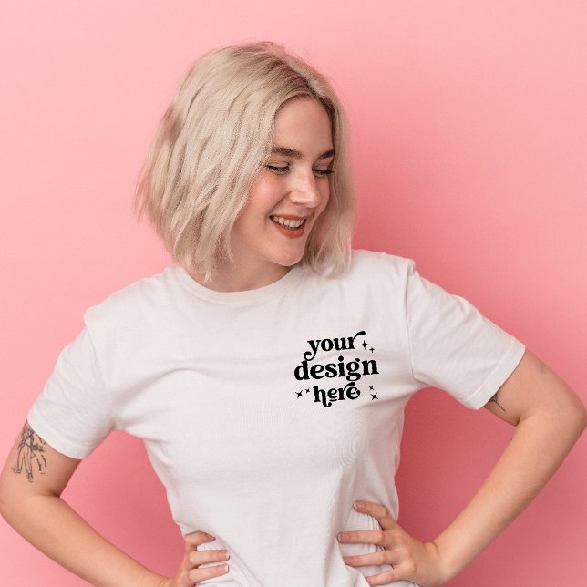 Front and Back Design Custom Logo Personalised  Tri-Blend Shirt (Creator Uploaded)