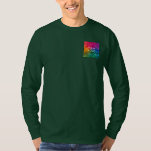 Front And Back Design Upload Add Image Logo Men's T-Shirt