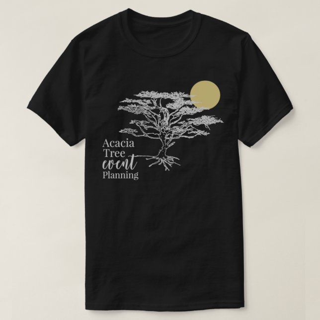 front and back design with logo and words T-Shirt  (Design Front)