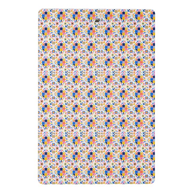 Front and back view of a clipboard with a vibrant (Back)