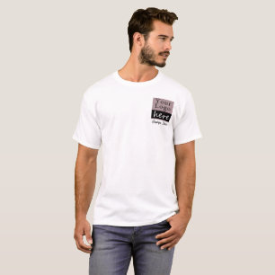 Front and Back Your Logo Event T-Shirt
