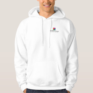 Front & Back Design Company Logo Template Mens Hoodie