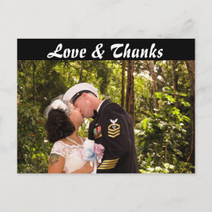 Front & Back Photo Thank You Postcard