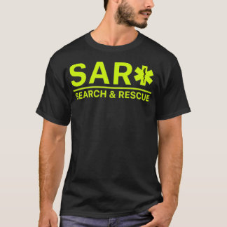 FRONT BACK Search and Rescue SAR EMS TShirt