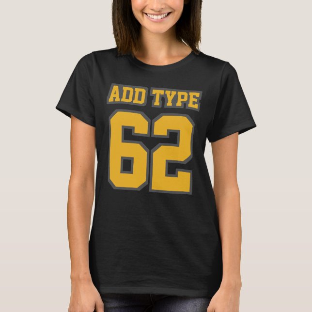 Front BLACK GOLD Womens Basic Cotton Tshirt (Front)