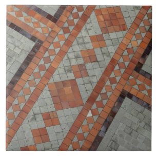 Front courtyard at National Basilica, Ecuador Tile