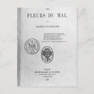 Front Cover, First Edition of 'Les Fleurs du Postcard