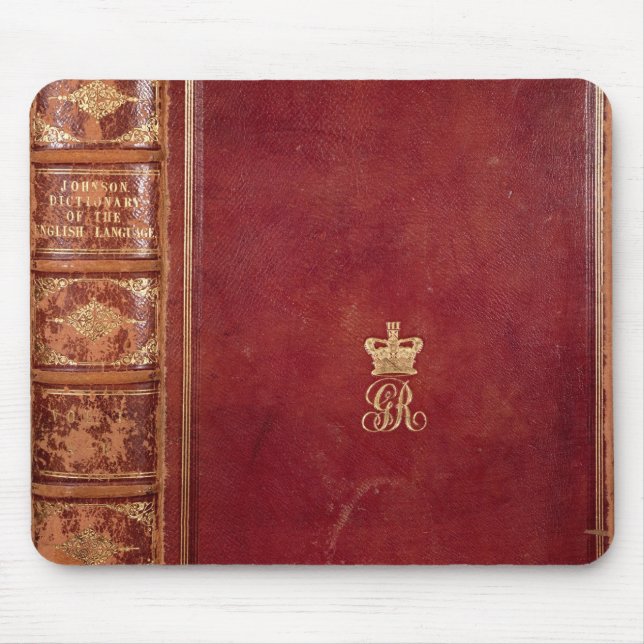 Front Cover of Johnson's Dictionary Mouse Mat (Front)