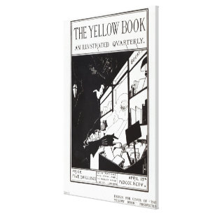 Front cover of the prospectus for 'The Yellow Book Canvas Print