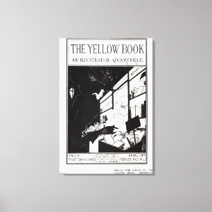 Front cover of the prospectus for 'The Yellow Book Canvas Print