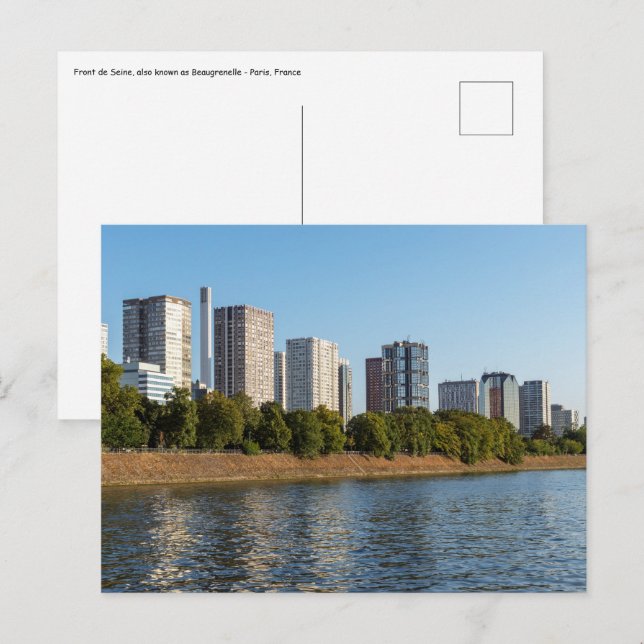 Front de Seine in Paris, France Postcard (Front/Back)