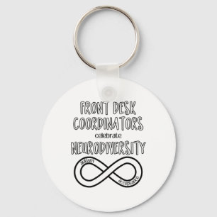 Front Desk Celebrates Neurodiversity Acceptance Au Key Ring