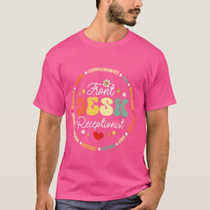 Front Desk Receptionist Appreciation Admin Squad T-Shirt