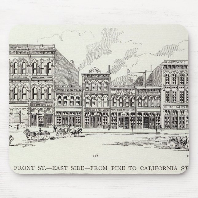 Front East side Pine and California Mouse Mat (Front)