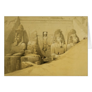 Front Elevation of the Great Temple of Aboo Simbel