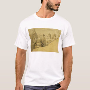 Front Elevation of the Great Temple of Aboo Simbel T-Shirt