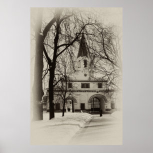 Front Gate of Moscow estate museum-reserve Kolomen Poster