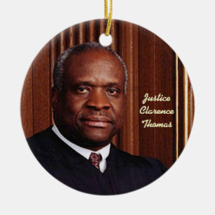 Front: Justice Clarence Thomas Ornaments