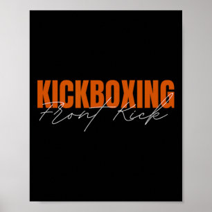 Front Kick Kickboxing  Poster