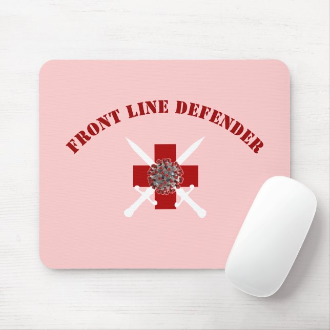 Front Line Defender Mouse Mat (With Mouse)