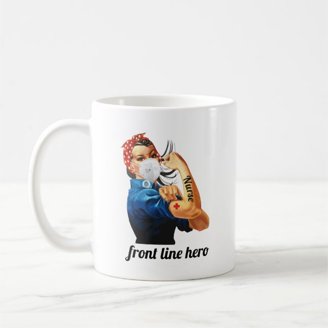 Front Line Nurse Coffee Mug (Left)