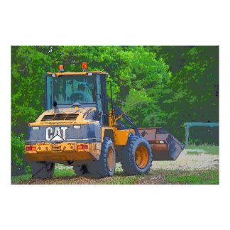 FRONT LOADER FARM EQUIPTMENT AUSTRALIA ART PHOTO
