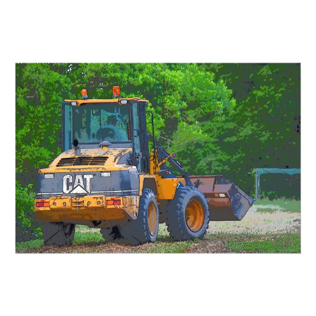 FRONT LOADER FARM EQUIPTMENT AUSTRALIA ART PHOTO (Front)