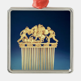 Front of a Scythian comb Metal Tree Decoration