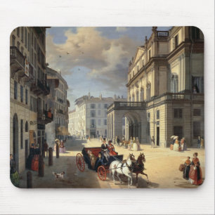 Front of La Scala Theatre, 1852 Mouse Mat