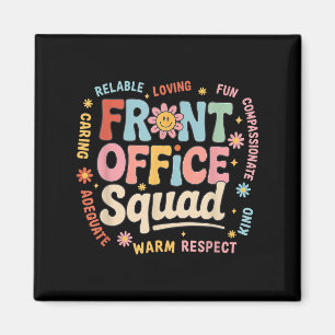 Front Office Squad Colourful Team Appreciation Quo Magnet
