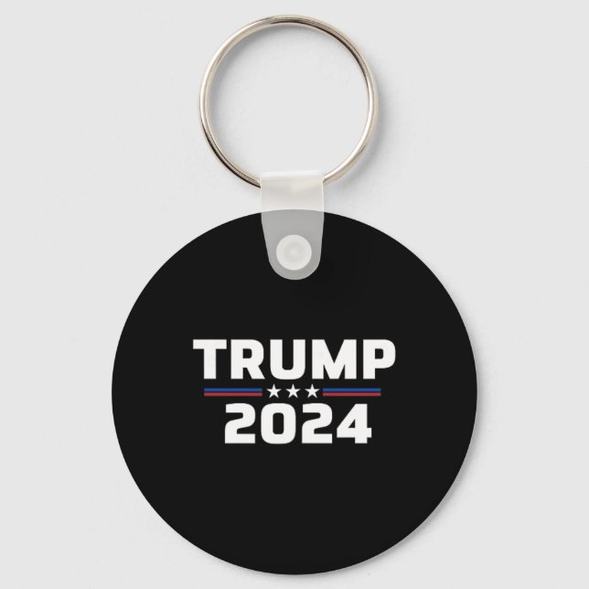 Front On The Back Trump  Key Ring (Front)