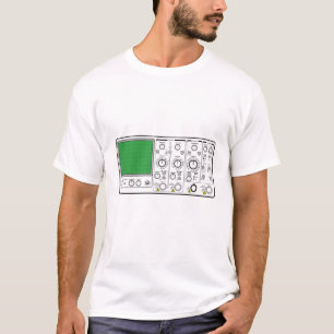 Front Panel Generic Oscilloscope Diagram Voltage  T-Shirt