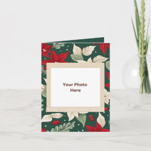 Front Photo Botanical Elegance Christmas Card