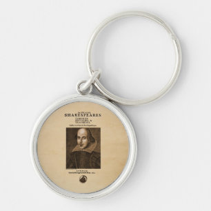 Front Piece to Shakespeare's First Folio Key Ring