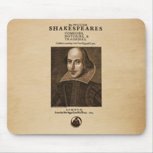 Front Piece to Shakespeare's First Folio Mouse Mat