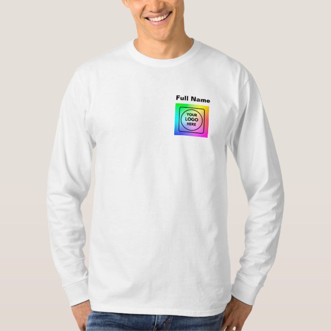 Front Pocket Logo Workwear Staff T-Shirt (Front)