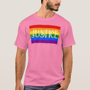 Front: Rainbow Flag/Justice. Back: TVUUC. Pink T-Shirt
